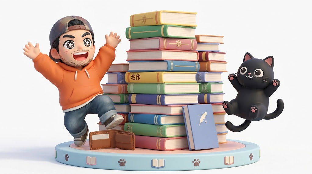【衝撃の事実】大学生の小説おすすめ厳選!本代の大損を防ぐタダ読みの裏技